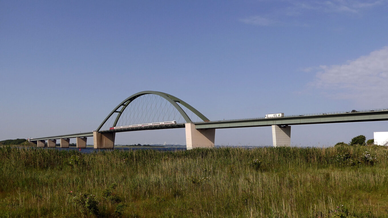 Video von der Fehmarnsund-Brücke