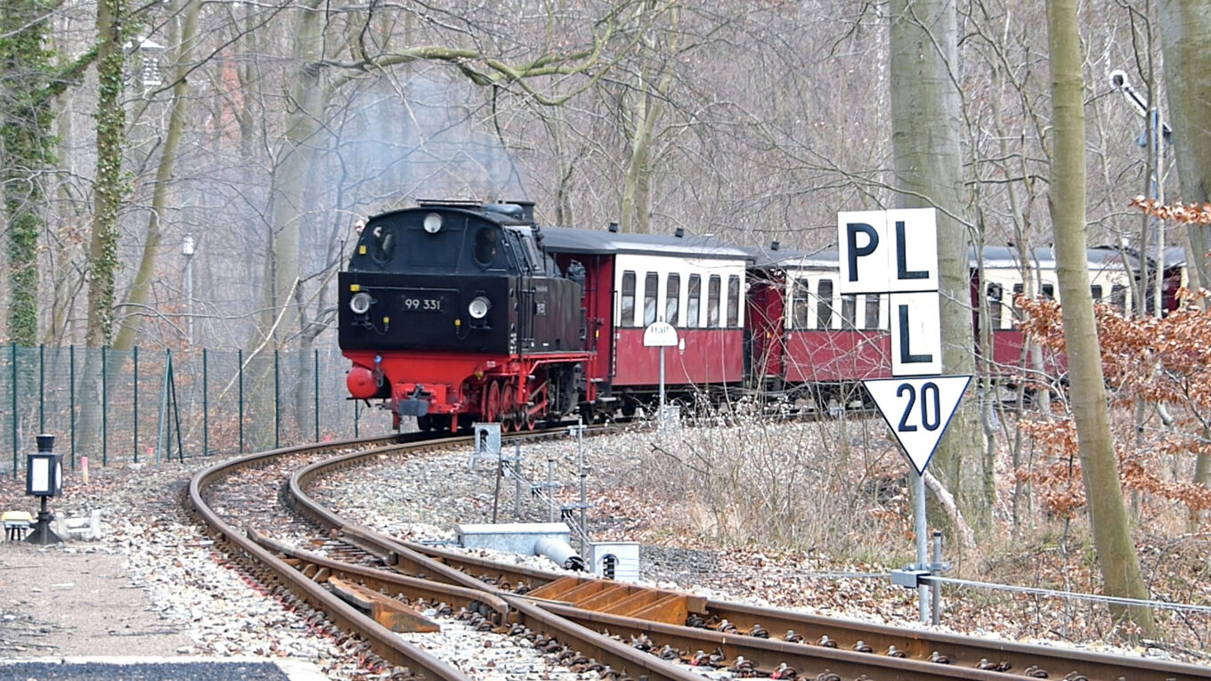 Video von der Molli Bäderbahn aus Heiligendamm